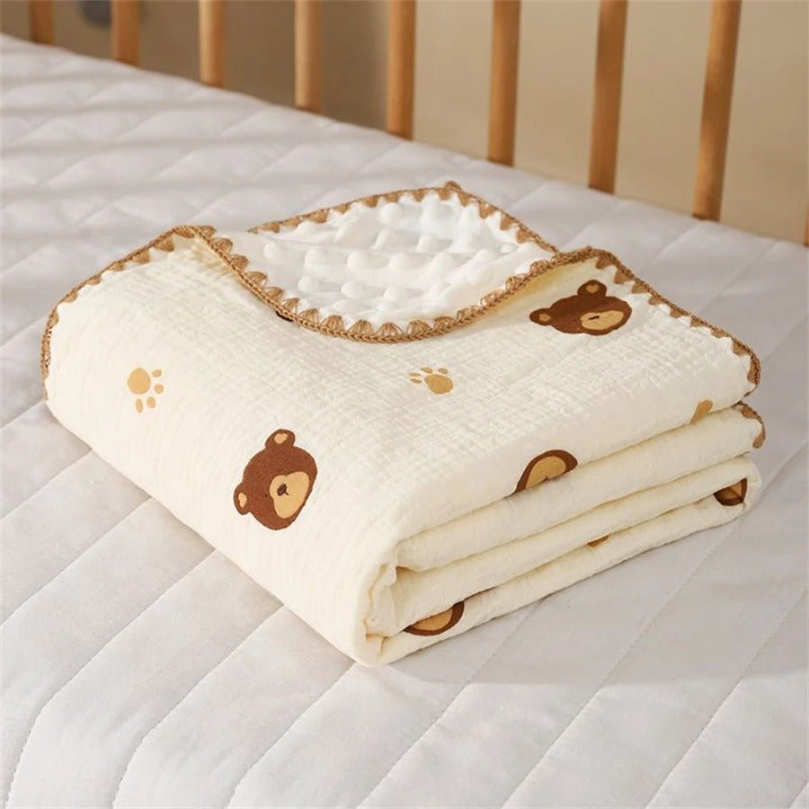 Polaire couverture bebe sensorielle - Choupinoo