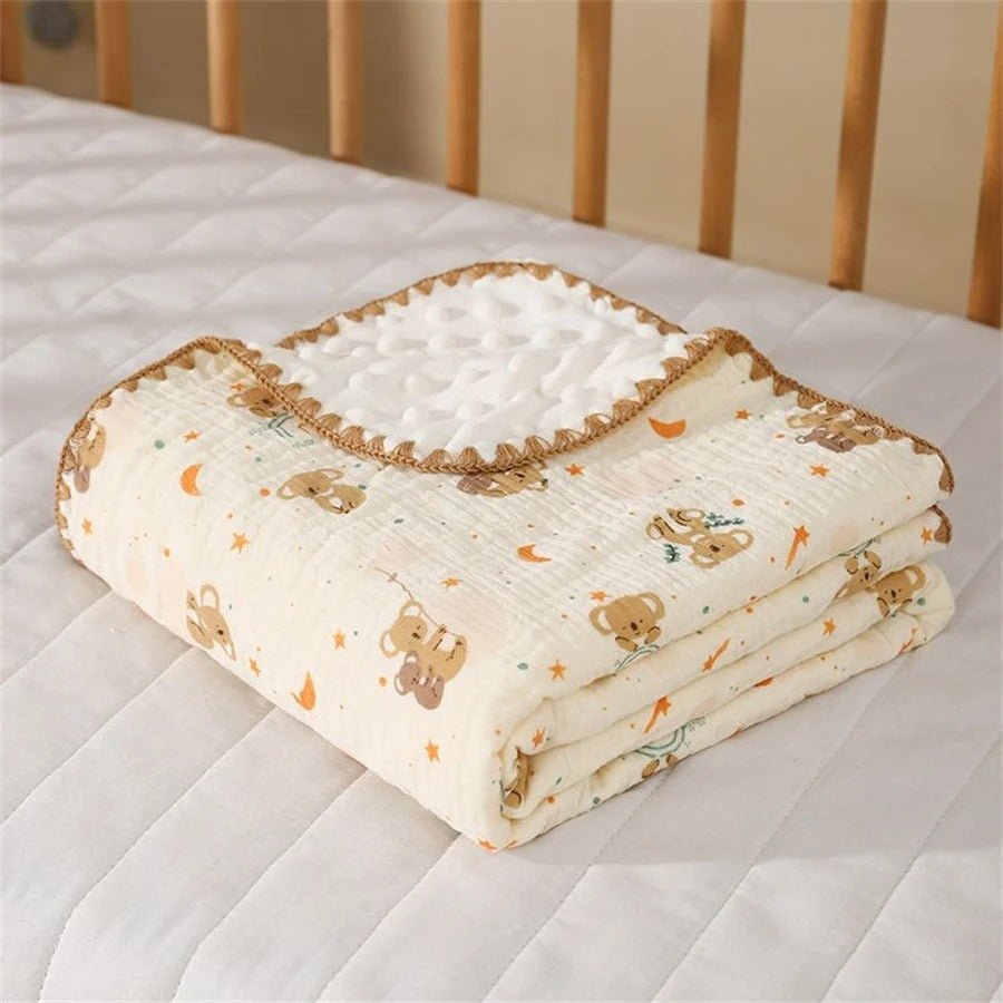 Polaire couverture bebe sensorielle - Choupinoo