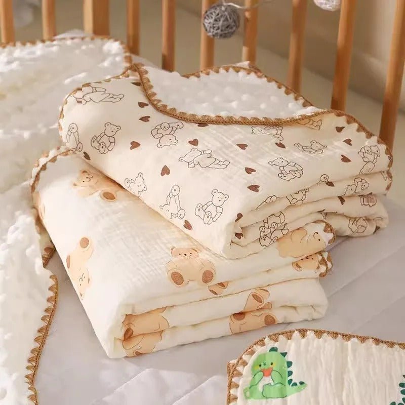 Polaire couverture bebe sensorielle - Choupinoo