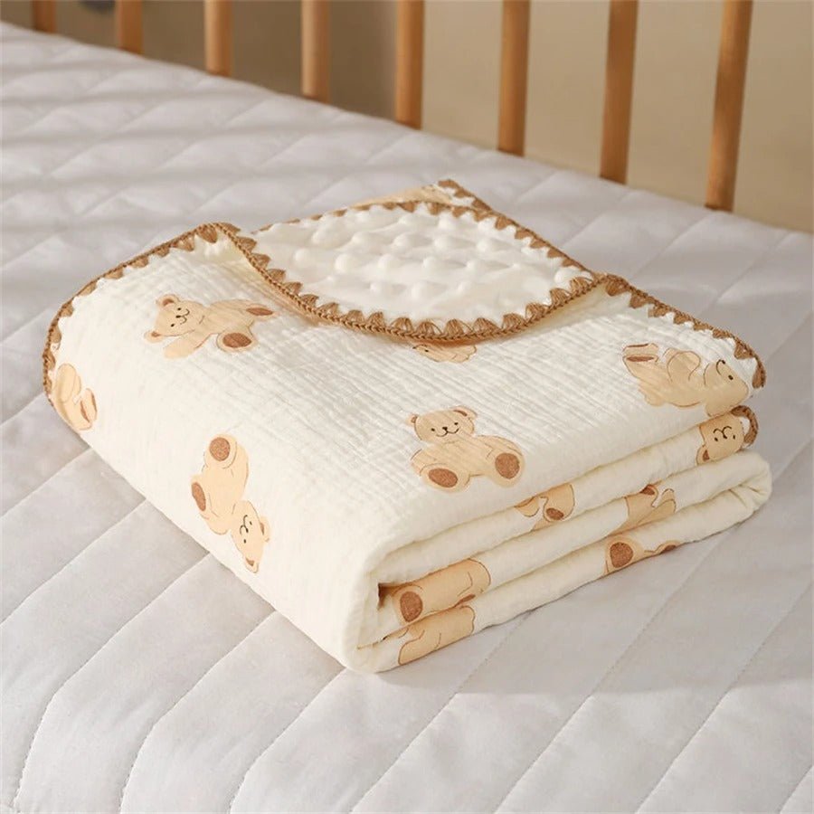 Polaire couverture bebe sensorielle - Choupinoo