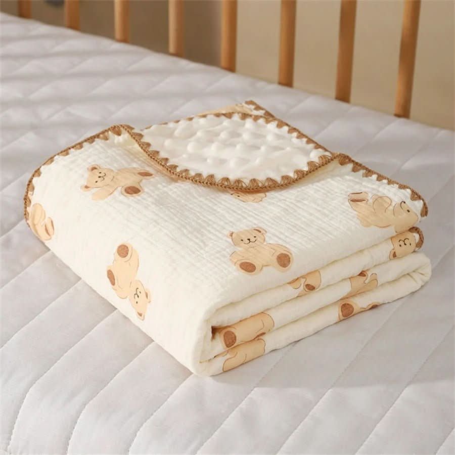 Polaire couverture bebe sensorielle - Choupinoo