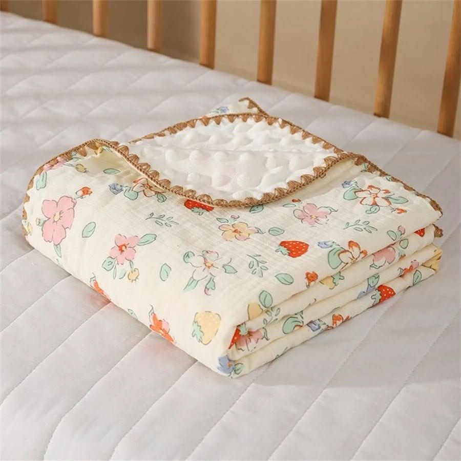 Polaire couverture bebe sensorielle - Choupinoo
