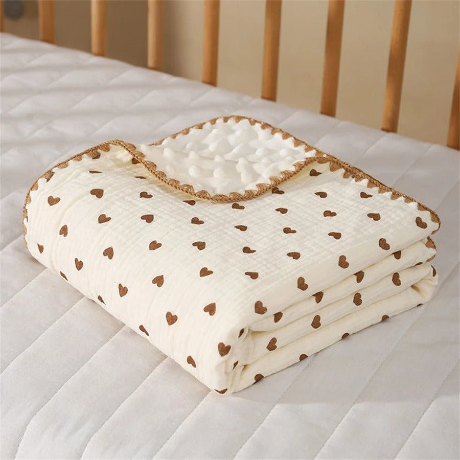 Polaire couverture bebe sensorielle - Choupinoo