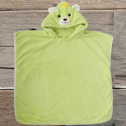 Poncho de bain bebe garçon tissu éponge coton - Choupinoo