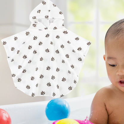Poncho de bain bébé gaze de coton - Choupinoo