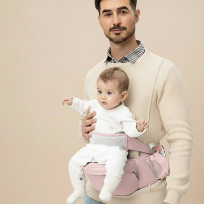 Porte - bébé assis coton — Sangles rembourrées jusqu'à 20 kg - Choupinoo