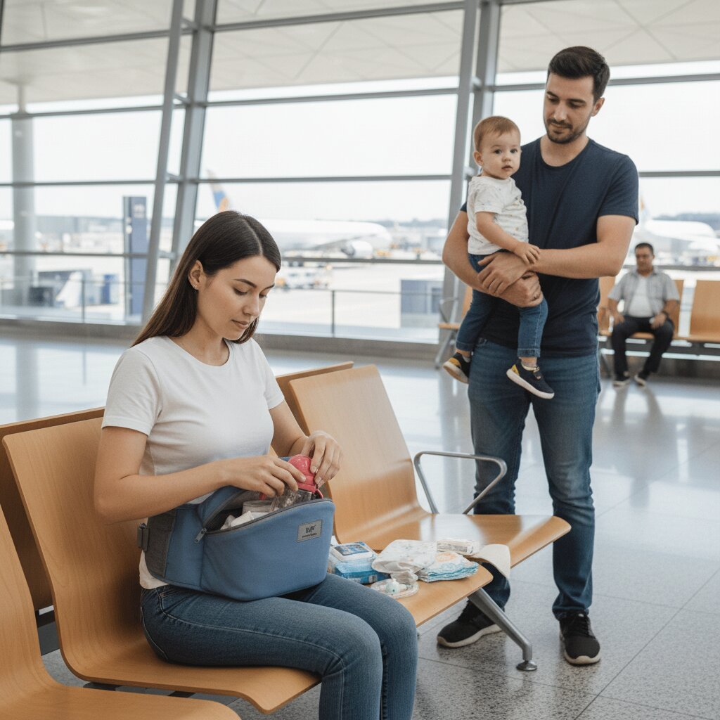 Porte - bébé assis éponge — Poche intégrée & rembourrage hanches - Choupinoo