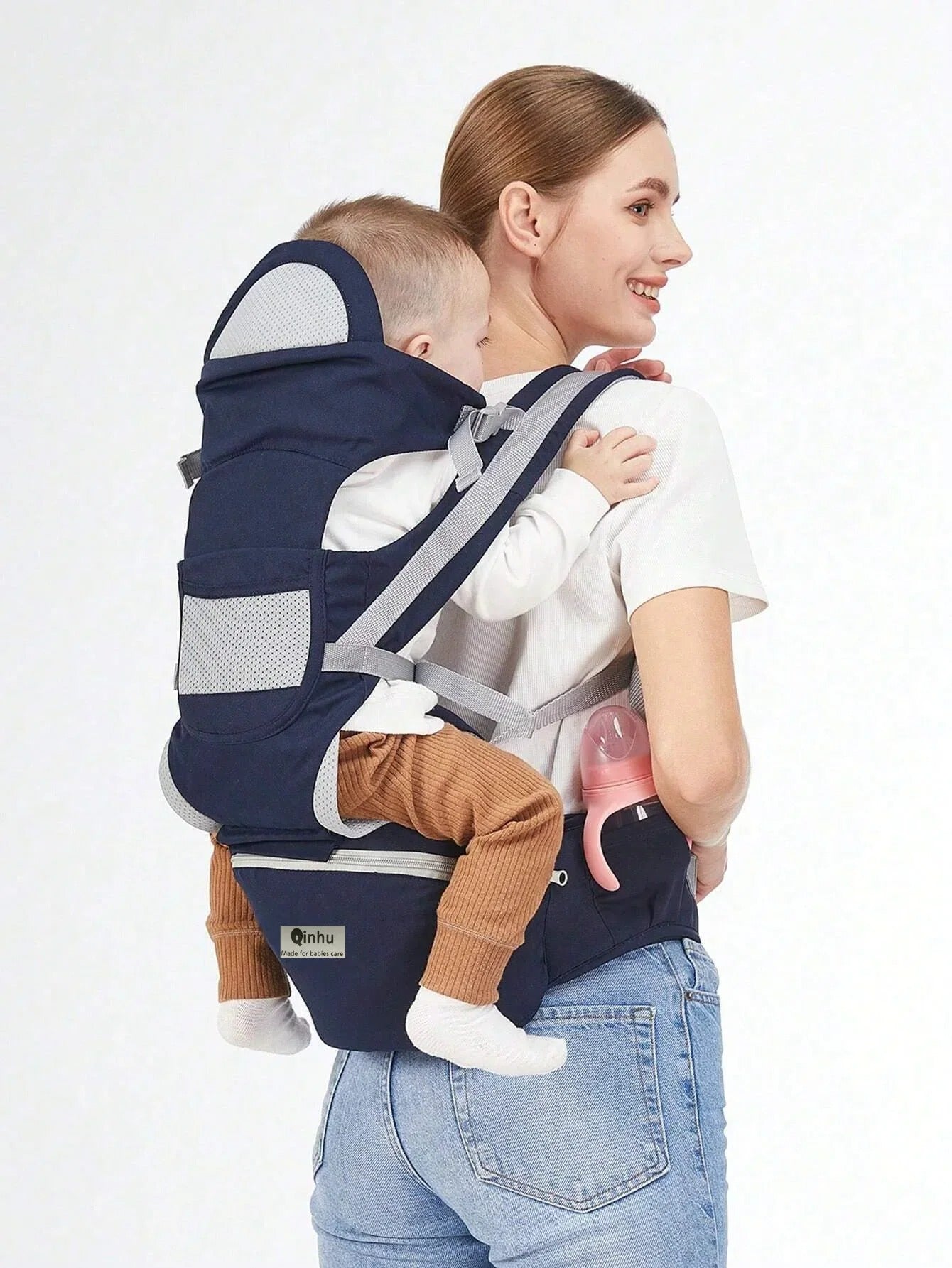 Porte Bebe Bleu Nuit - Choupinoo