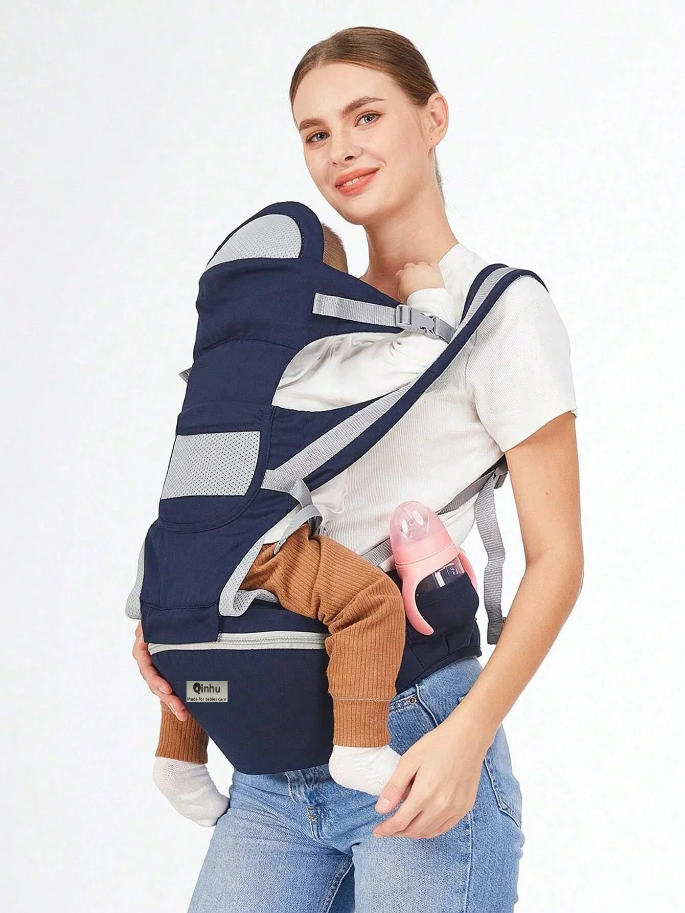 Porte Bebe Bleu Nuit - Choupinoo