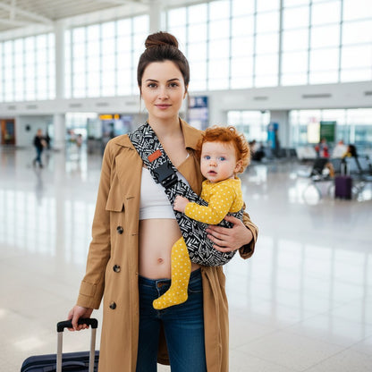 Porte - bébé Épaule Latéral en Coton Souple — Pliable, Léger, de 6 mois à 20 kg - Choupinoo