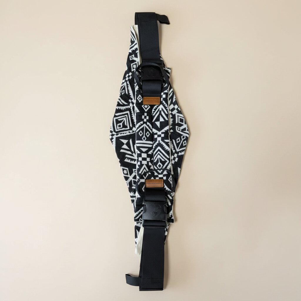 Porte - bébé Épaule Latéral en Coton Souple — Pliable, Léger, de 6 mois à 20 kg - Choupinoo