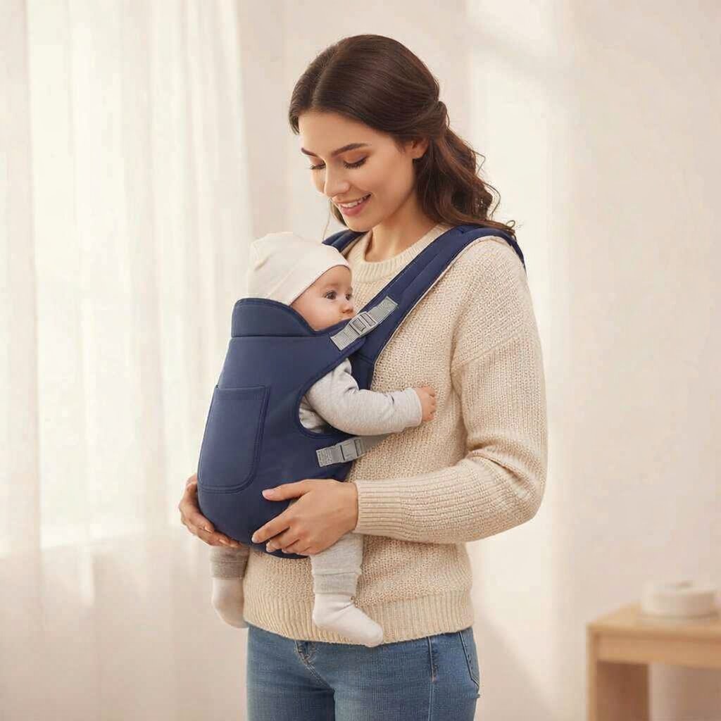 Porte - bébé Physiologique Nouveau - né – Ventral, Dorsal & Allongé dès 0 mois - Choupinoo