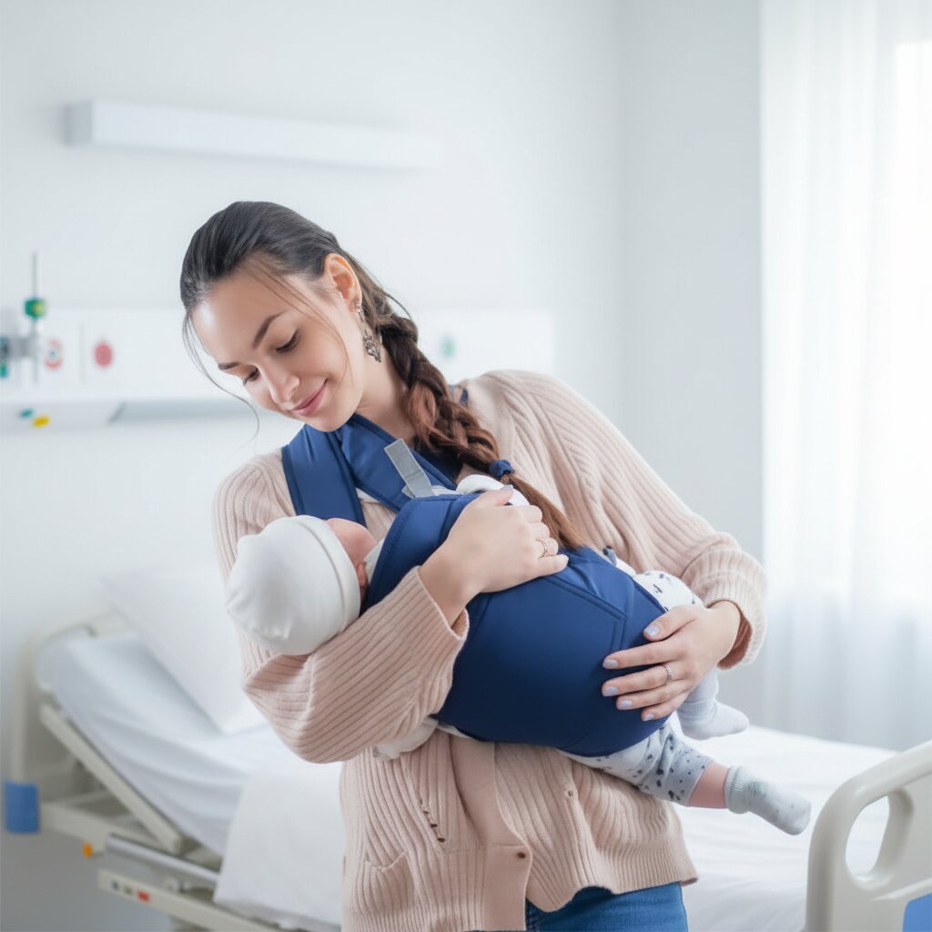 Porte - bébé Physiologique Nouveau - né – Ventral, Dorsal & Allongé dès 0 mois - Choupinoo