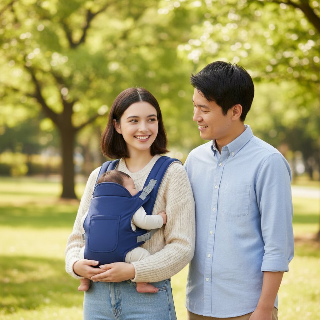 Porte - bébé Physiologique Nouveau - né – Ventral, Dorsal & Allongé dès 0 mois - Choupinoo