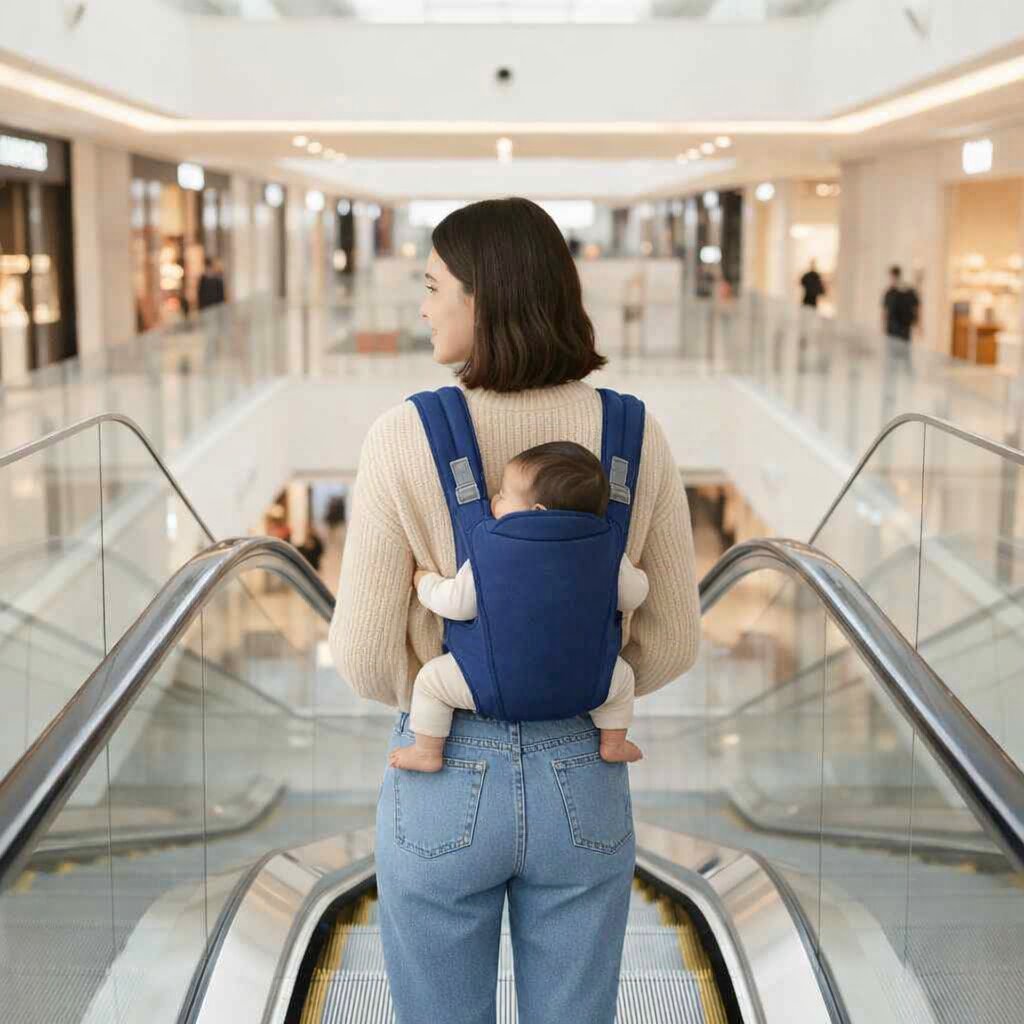 Porte - bébé Physiologique Nouveau - né – Ventral, Dorsal & Allongé dès 0 mois - Choupinoo