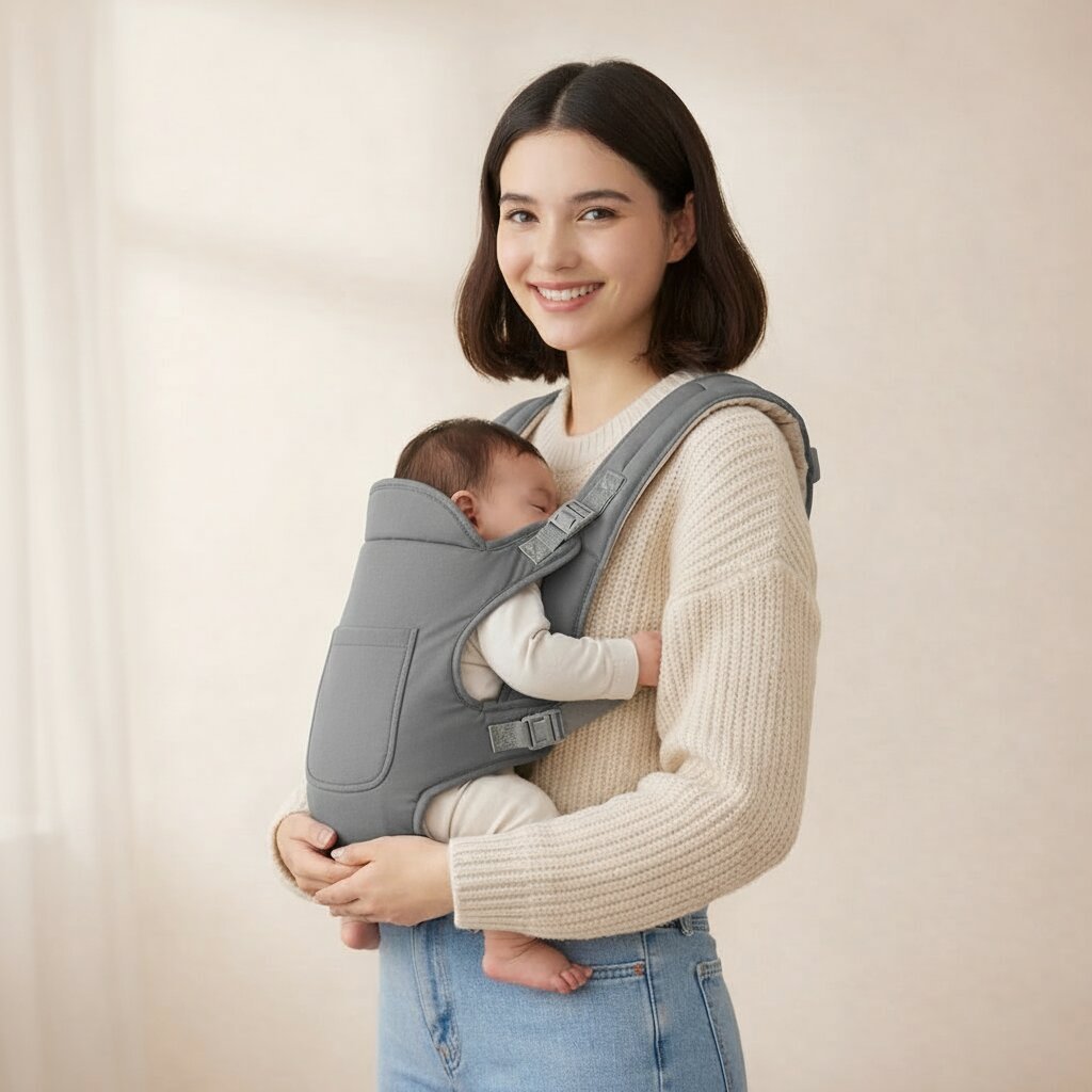 Porte - bébé Physiologique Nouveau - né – Ventral, Dorsal & Allongé dès 0 mois - Choupinoo