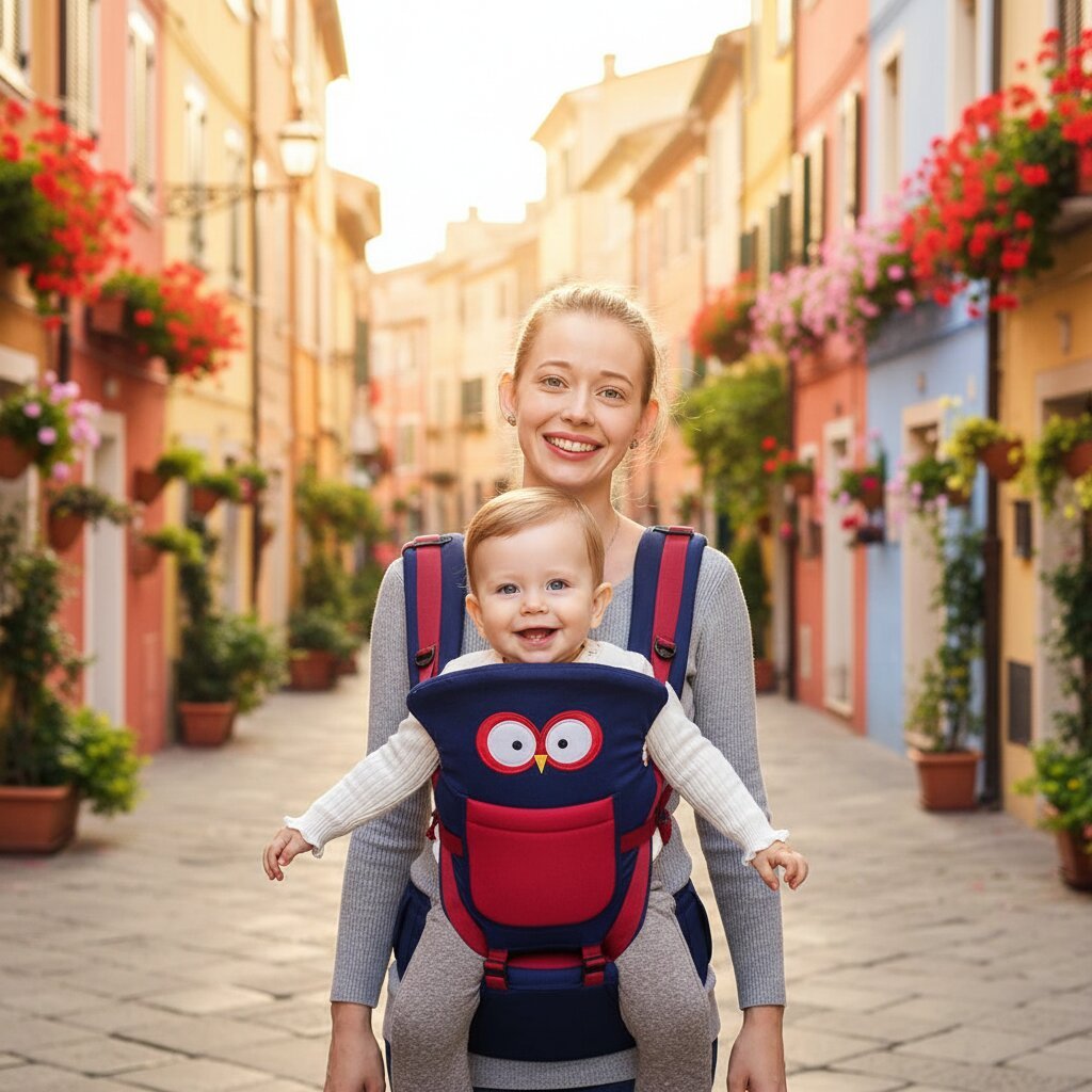 Porte bebe Siege Hanche Motifs Animaux — Hipseat Multiposition, 0 - 24 kg - Choupinoo