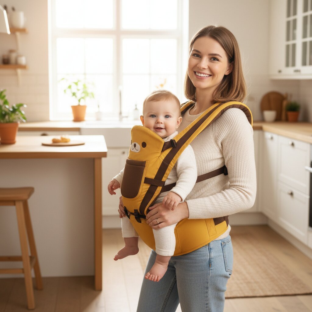 Porte bebe Siege Hanche Motifs Animaux — Hipseat Multiposition, 0 - 24 kg - Choupinoo
