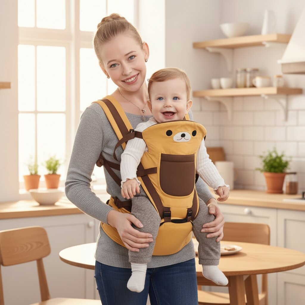 Porte bebe Siege Hanche Motifs Animaux — Hipseat Multiposition, 0 - 24 kg - Choupinoo