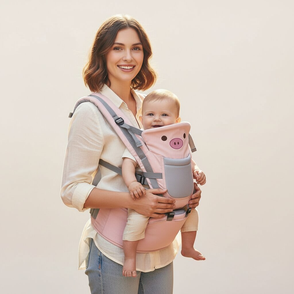 Porte bebe Siege Hanche Motifs Animaux — Hipseat Multiposition, 0 - 24 kg - Choupinoo