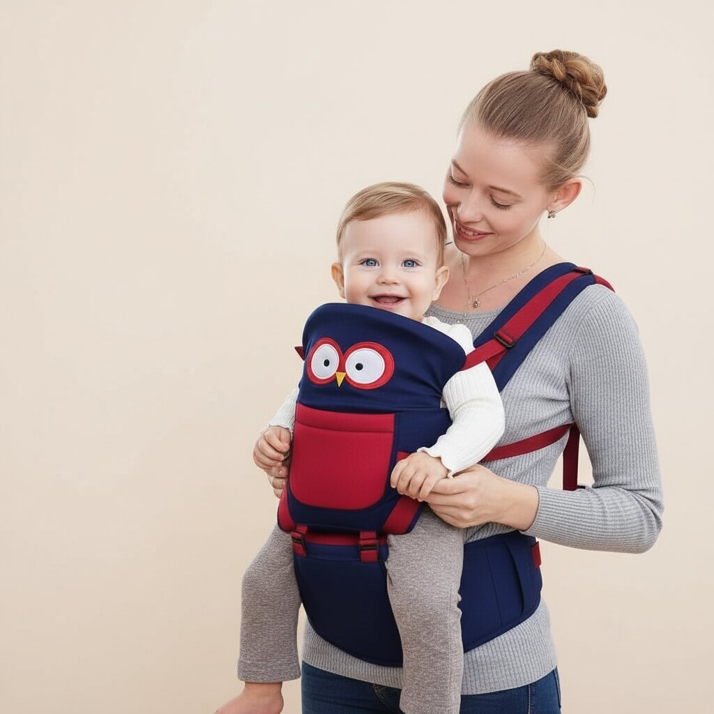 Porte bebe Siege Hanche Motifs Animaux — Hipseat Multiposition, 0 - 24 kg - Choupinoo