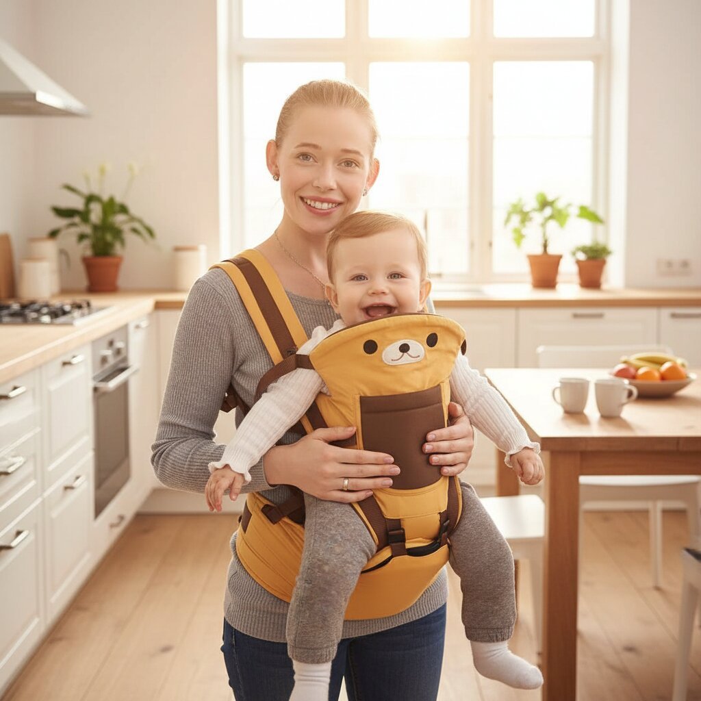 Porte bebe Siege Hanche Motifs Animaux — Hipseat Multiposition, 0 - 24 kg - Choupinoo