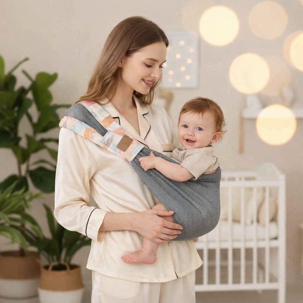 Porte - bébé sling en maille de coton - Choupinoo