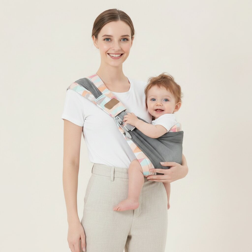 Porte - bébé sling en maille de coton - Choupinoo