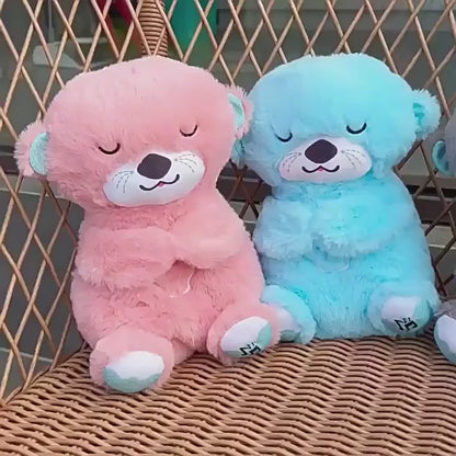 Loutre qui respire peluche apaisante