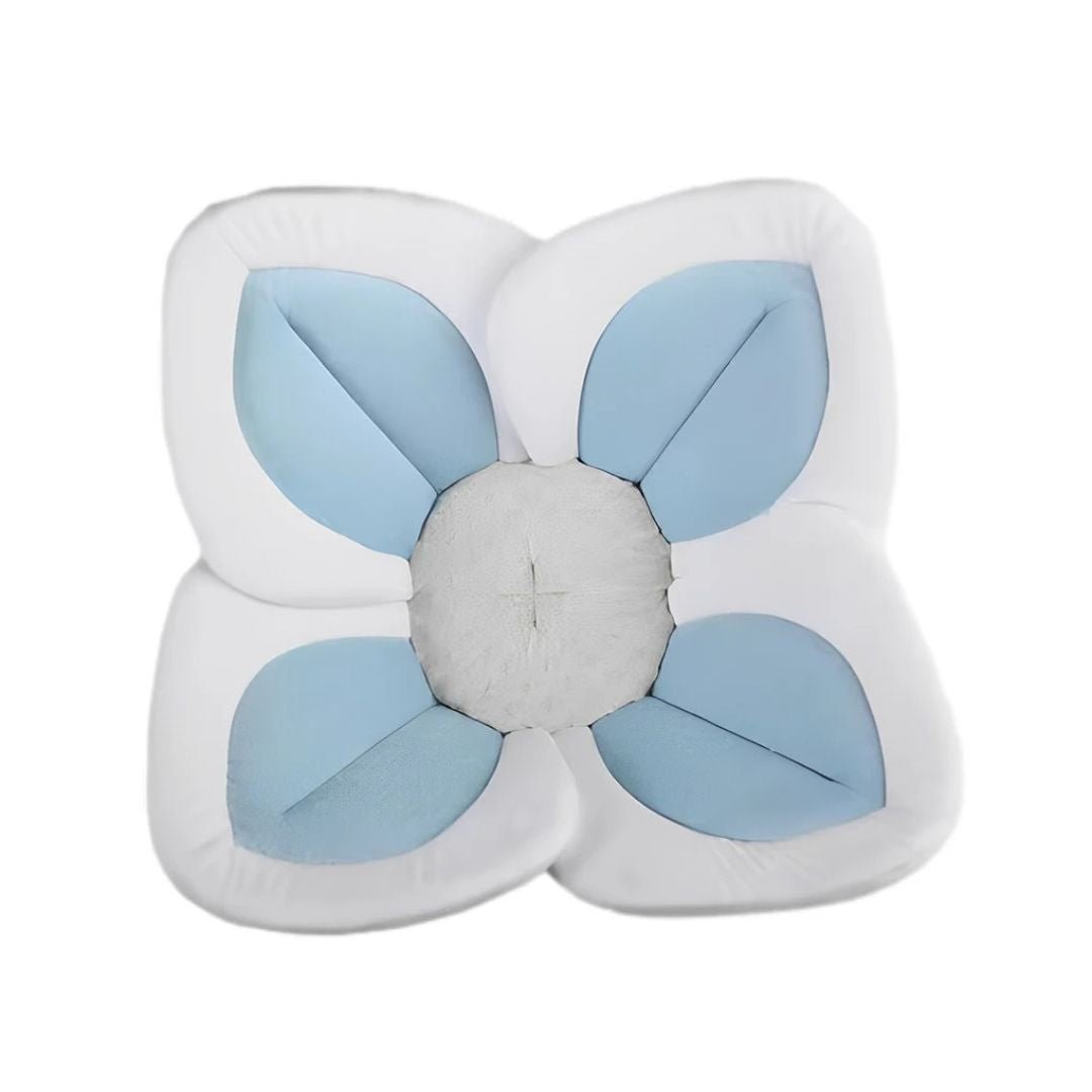Reducteur de bain tapis pour bébé en tissu de fleur - Choupinoo