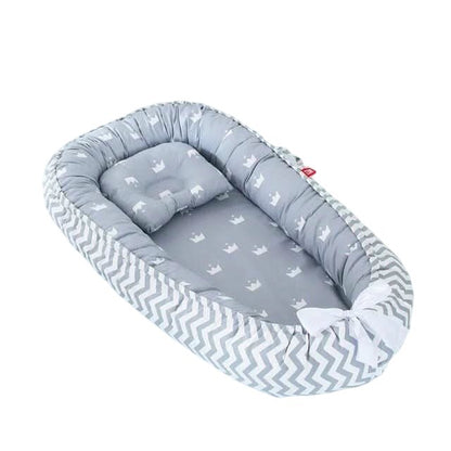 Réducteur de Lit Bébé Cocon Déhoussable 88×53 cm