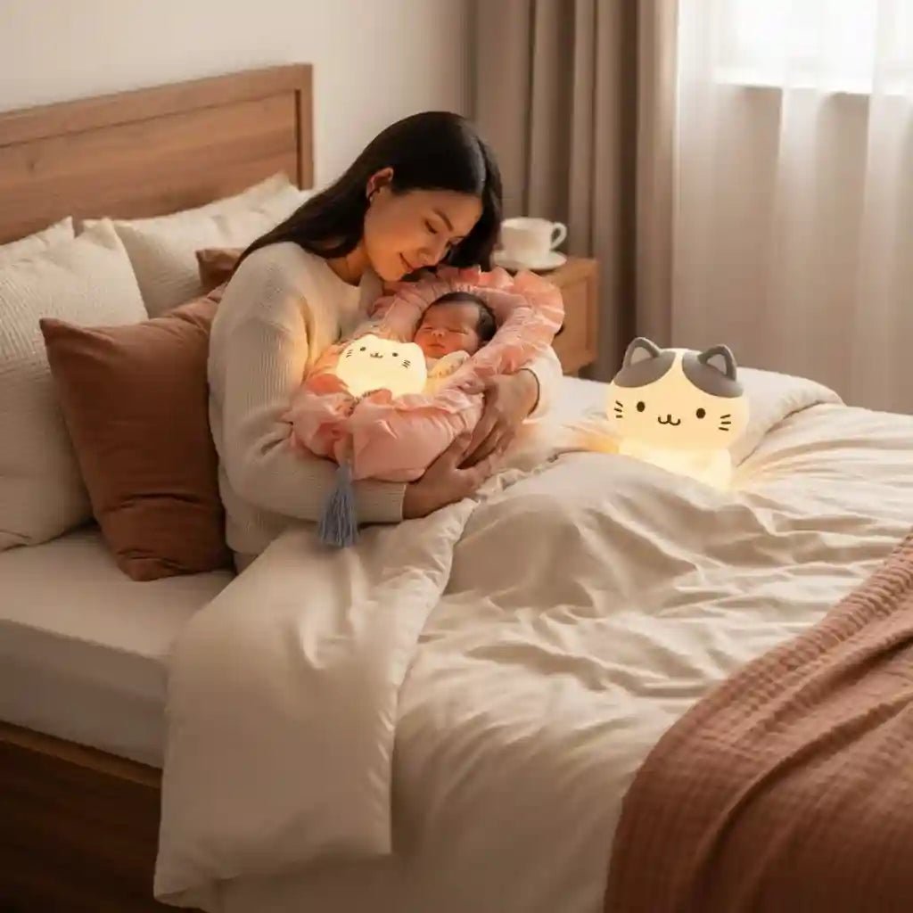 Réducteur de lit bébé étoiles volantes - Choupinoo