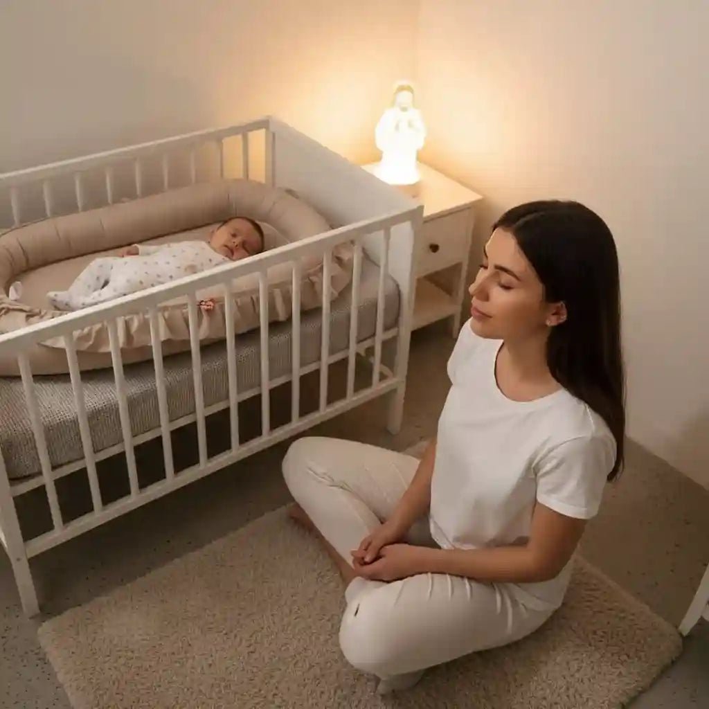 Réducteur de lit bébé étoiles volantes - Choupinoo