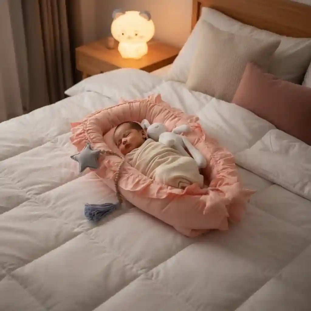 Réducteur de lit bébé étoiles volantes - Choupinoo