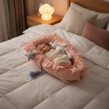 Réducteur de lit bébé étoiles volantes - Choupinoo