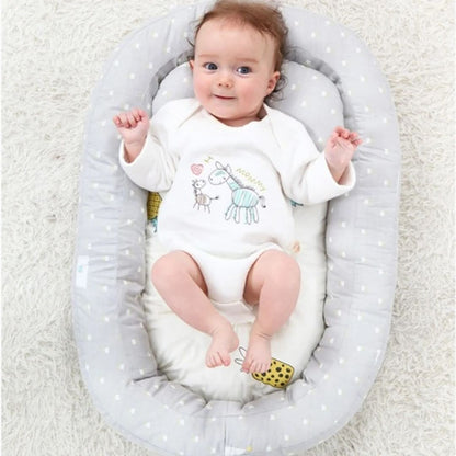 Reducteur de lit bebe gris pliable - Choupinoo