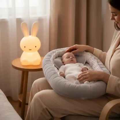 Reducteur de lit bebe gris pliable - Choupinoo