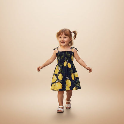 Robe enfant fille été sans manches – Style princesse