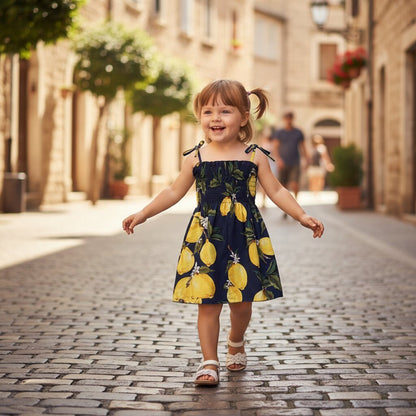 Robe enfant fille été sans manches – Style princesse - Choupinoo