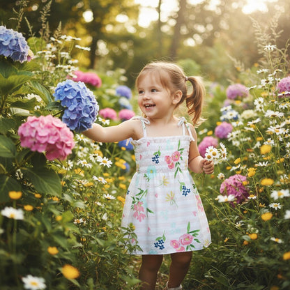 Robe enfant fille été sans manches – Style princesse - Choupinoo