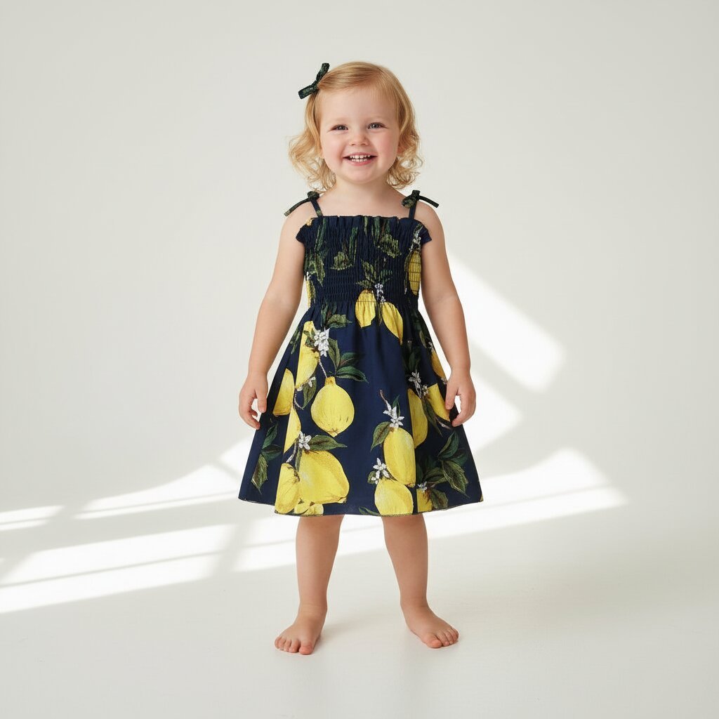 Robe enfant fille été sans manches – Style princesse - Choupinoo