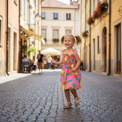 Robe enfant fille été sans manches – Style princesse - Choupinoo