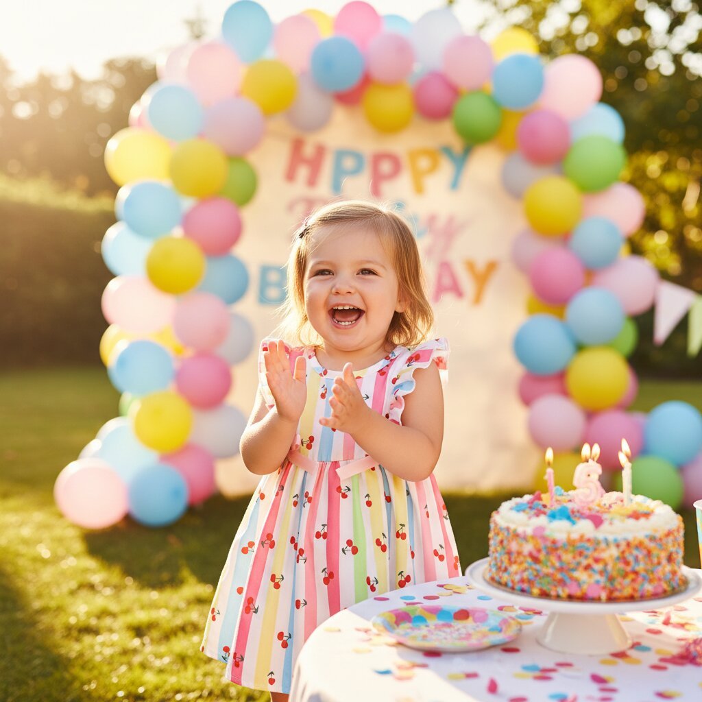Robe Fille Bébé 6M - 3 Ans – Imprimé Cerises & Nœud Ruban - Choupinoo