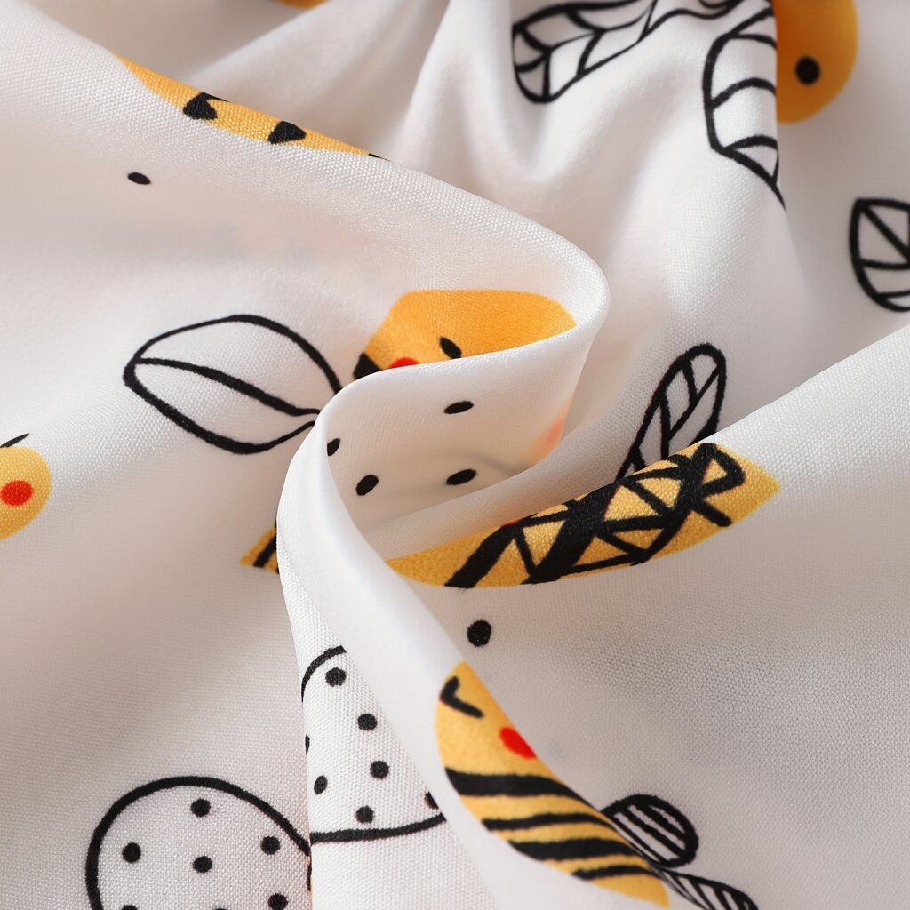Robe Fille Bébé Motif Abeilles Cartoon – Tulle Doux Printemps Été - Choupinoo