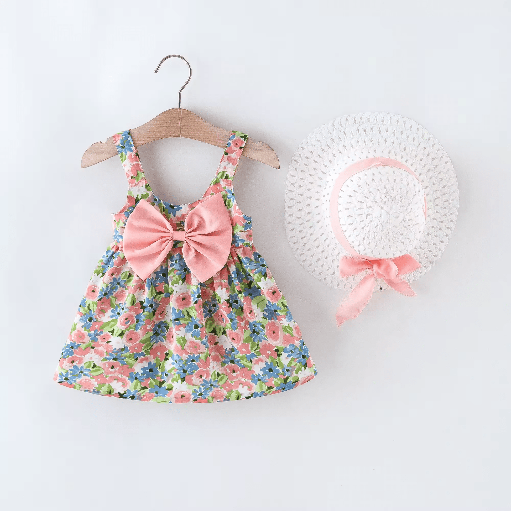 Robe fille pour l'été avec chapeau - Choupinoo