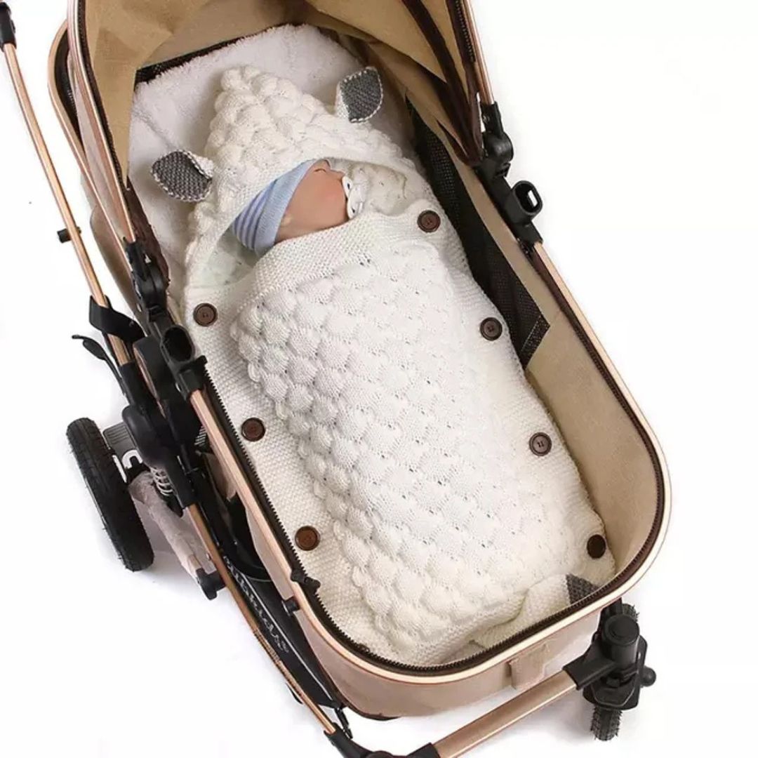 Sac de couchage bebe au tricot quatre saisons - Choupinoo