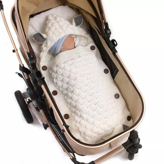 Sac de couchage bebe au tricot quatre saisons - Choupinoo