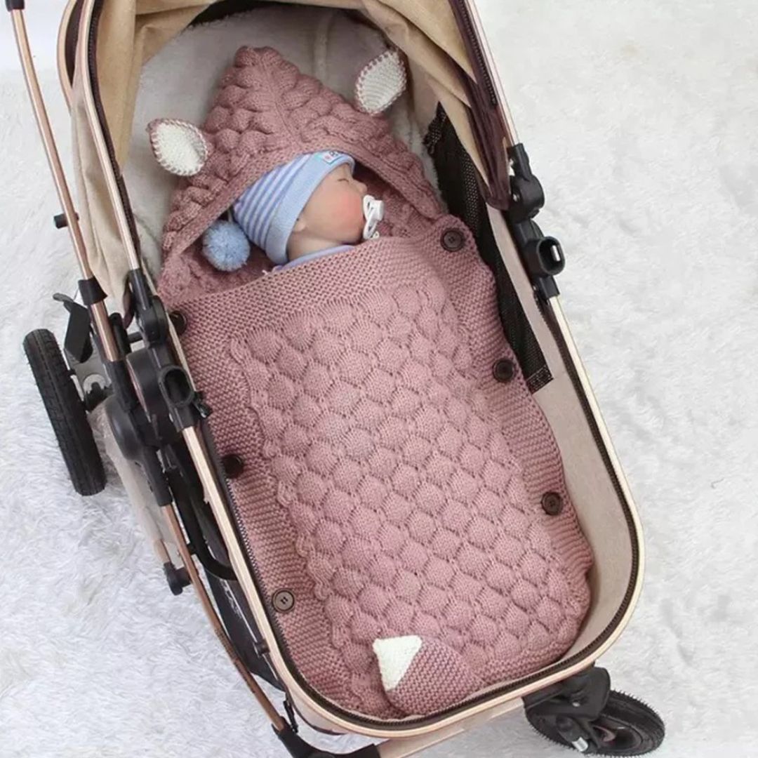 Sac de couchage bebe au tricot quatre saisons - Choupinoo