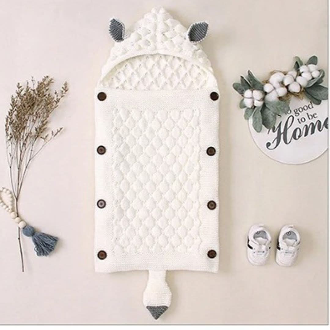 Sac de couchage bebe au tricot quatre saisons - Choupinoo