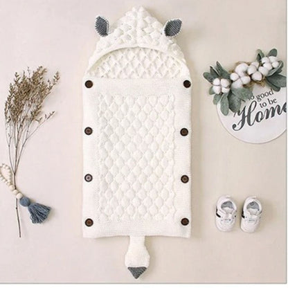 Sac de couchage bebe au tricot quatre saisons - Choupinoo